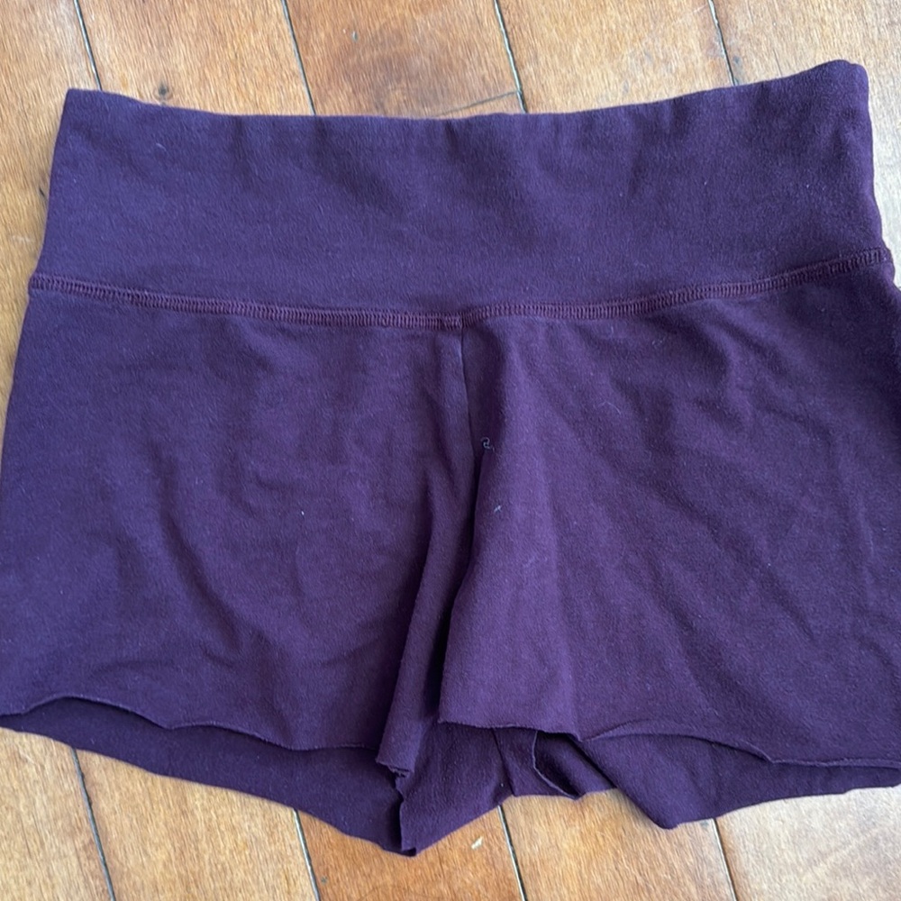 Aerie Women's Athletic Shorts - Dark Purple - Picture 3 of 5